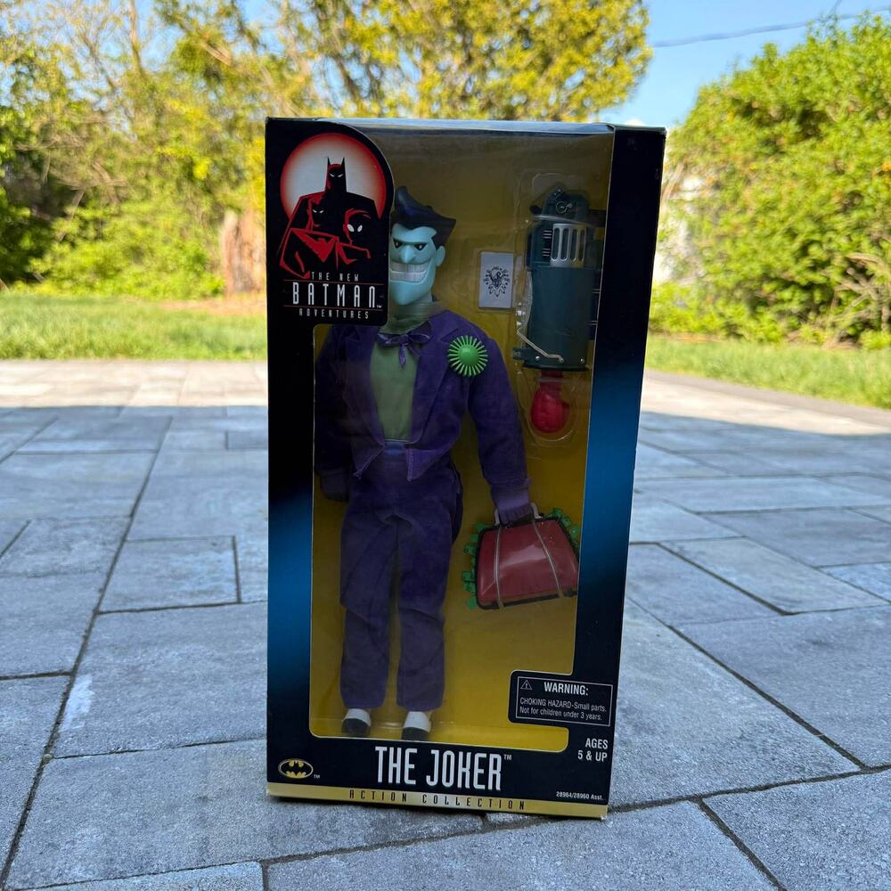 Vintage 1997 Hasbro The New Batman Adventures Joker 12" Figure Sealed TNBA Rare